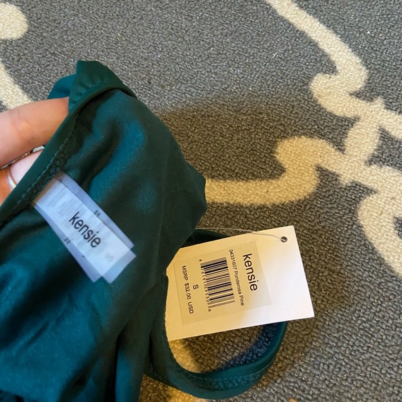 Brand New Forest Green One Piece Bathing Suit - Picture 4 of 4